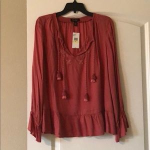 Jessica Simpson Long bell sleeve shirt
